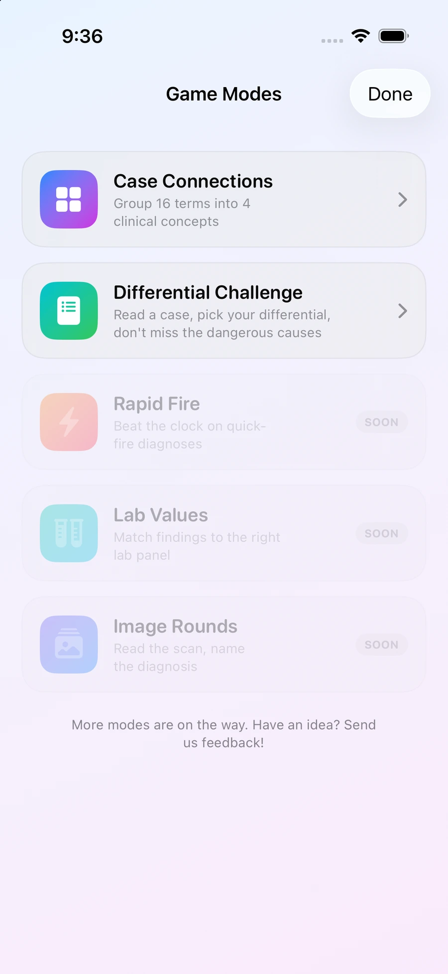 Game Modes